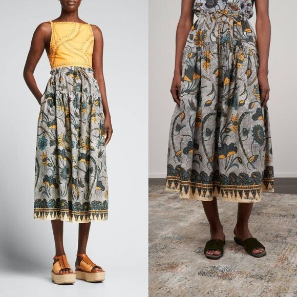Ulla Johnson Ianna Cotton Skirt 6 - Picture 2 of 10